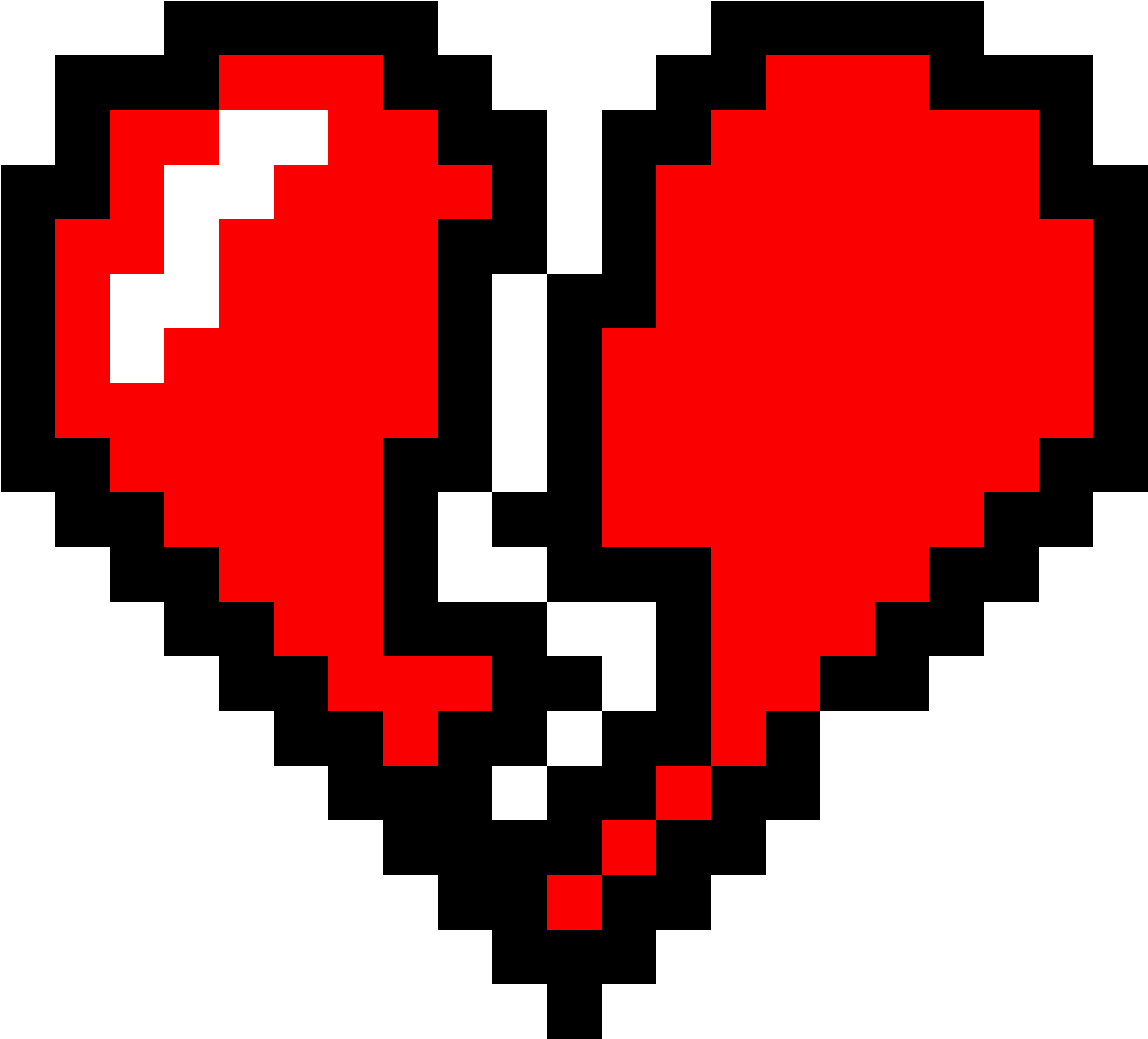 Minecraft Heart Pixel Art