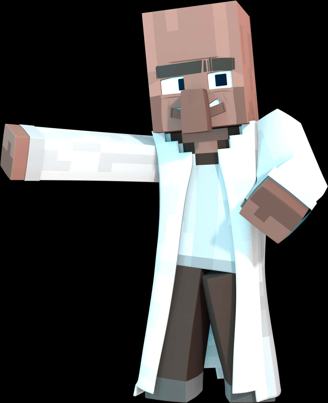 Minecraft Herobrine Character Render