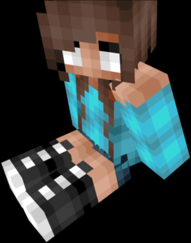 Minecraft Herobrine Mythical Character 669x850 PNG image with a transparent background, free high-resolution download