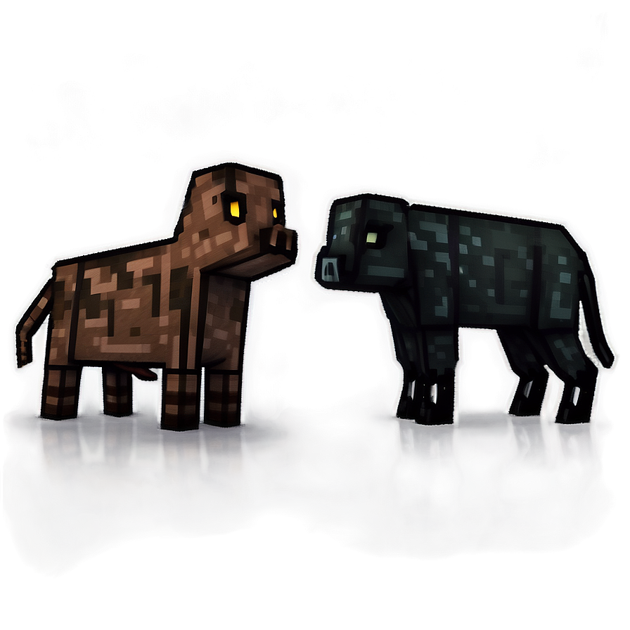 Minecraft Hostile Animals Png Hby33