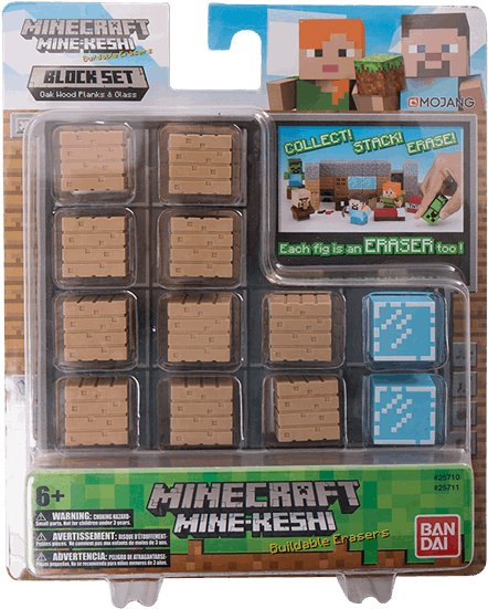 Minecraft_ Mine Keshi_ Block_ Set_ Erasers