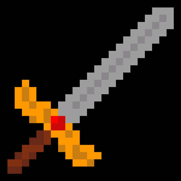 Minecraft_ Pixel_ Art_ Sword