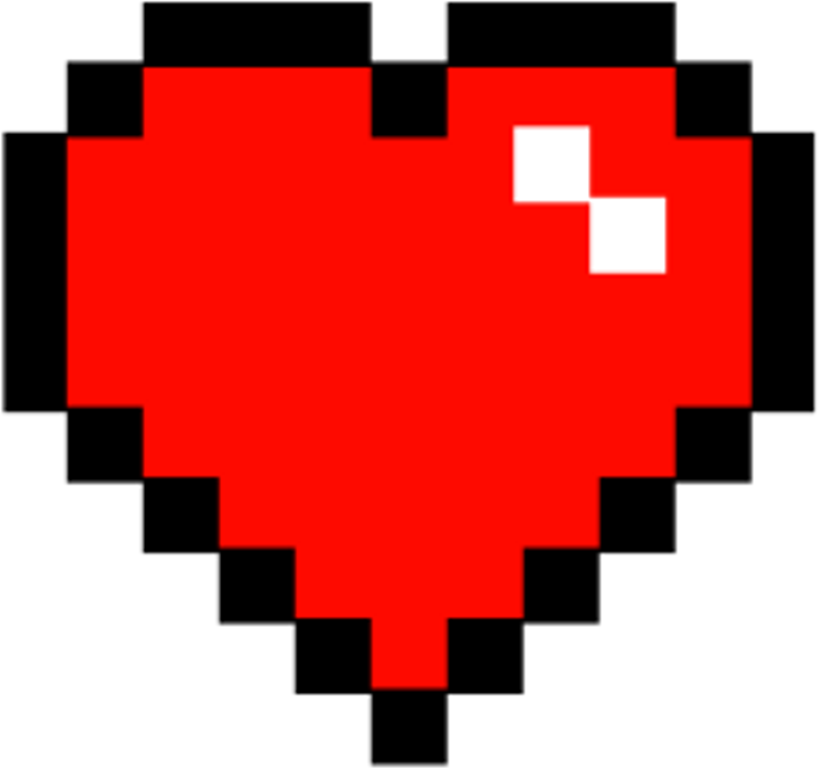 Minecraft Pixel Heart Icon