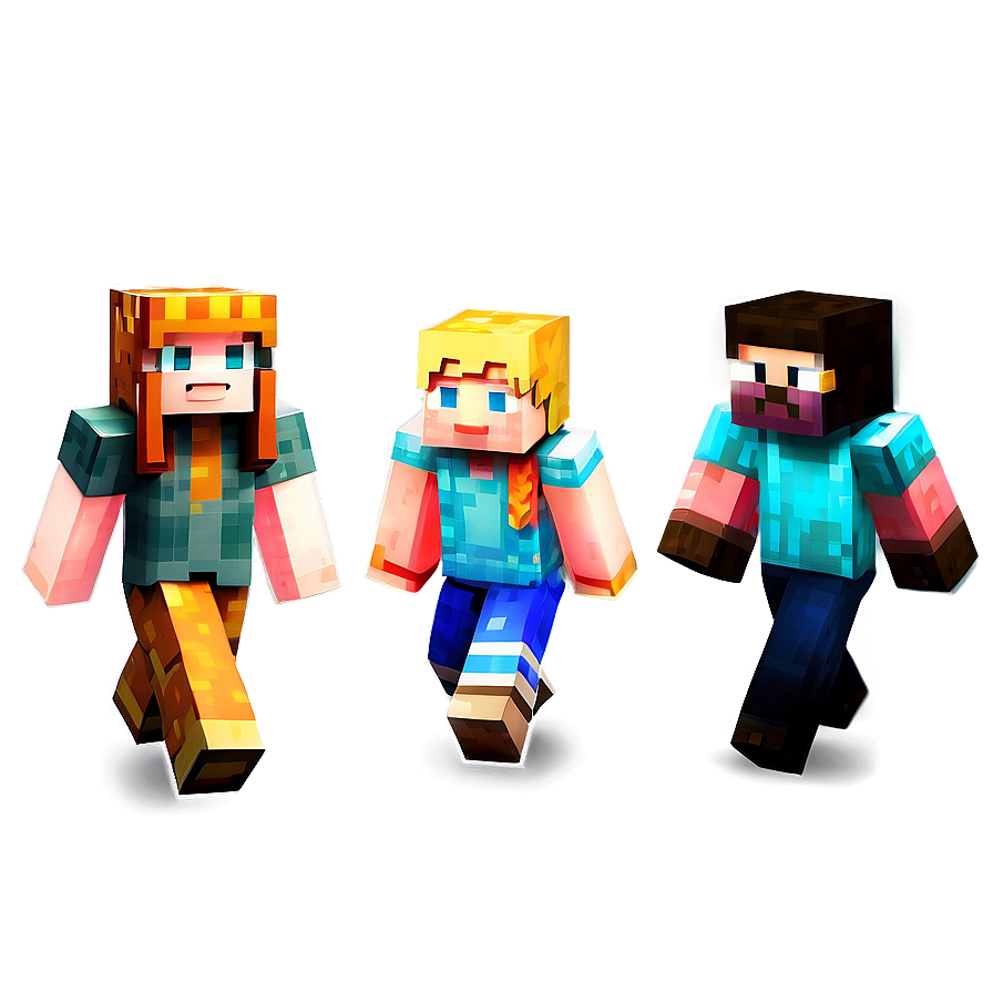 Minecraft Skin Characters Png Hot