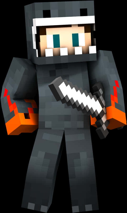 Minecraft Skin Warriorwith Sword