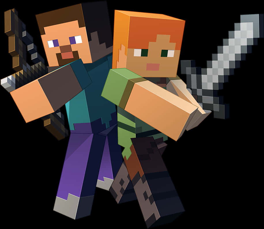 Minecraft_ Steve_and_ Alex_ Adventure