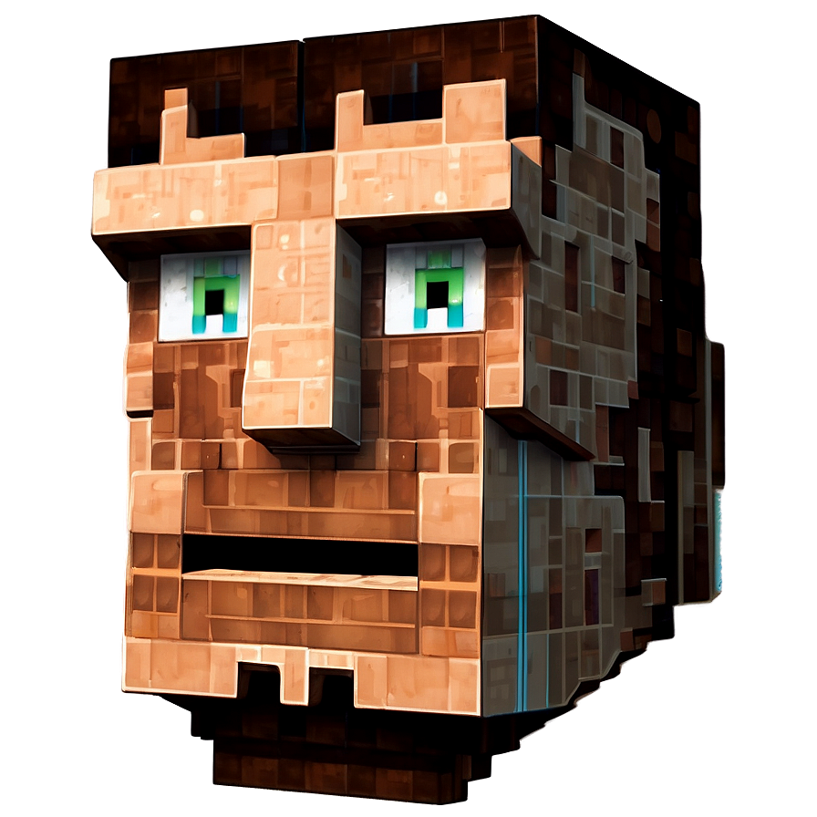 Minecraft Steve Head Blueprint Png Tvu71