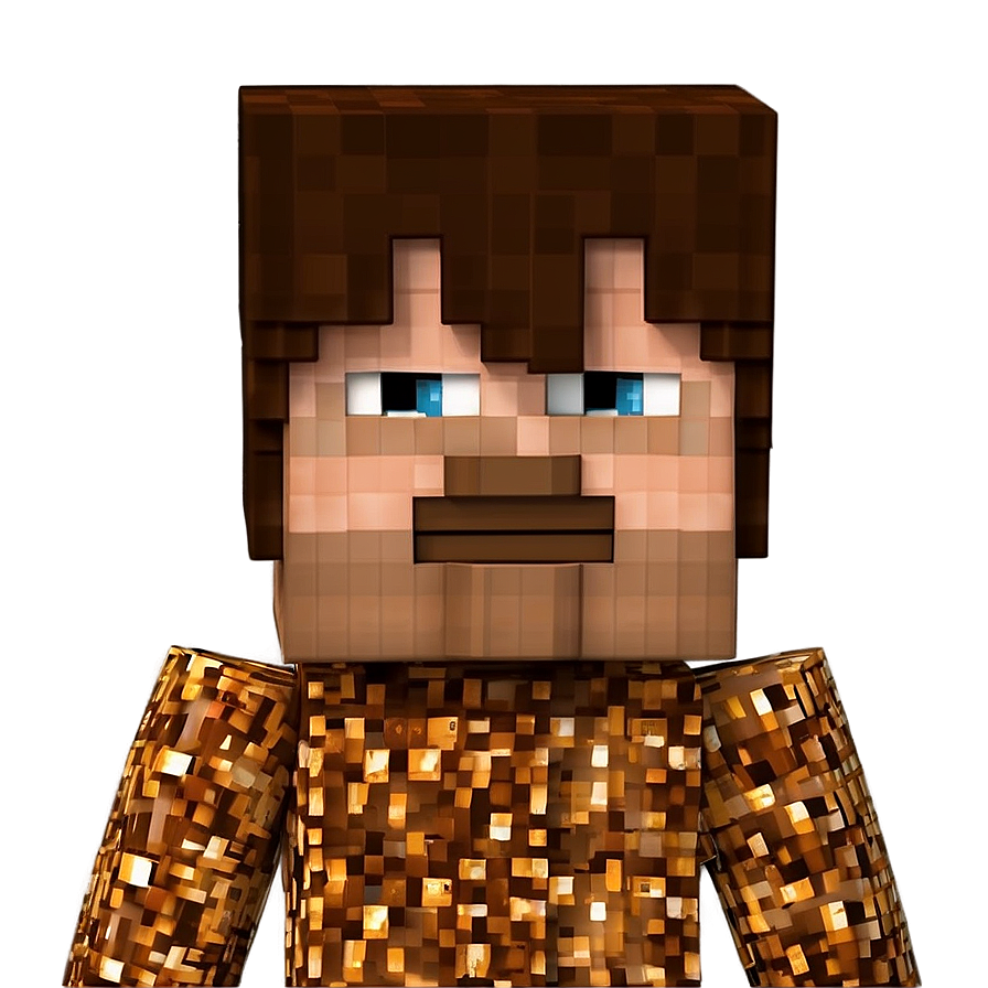 Minecraft Steve Head Costume Png 06282024