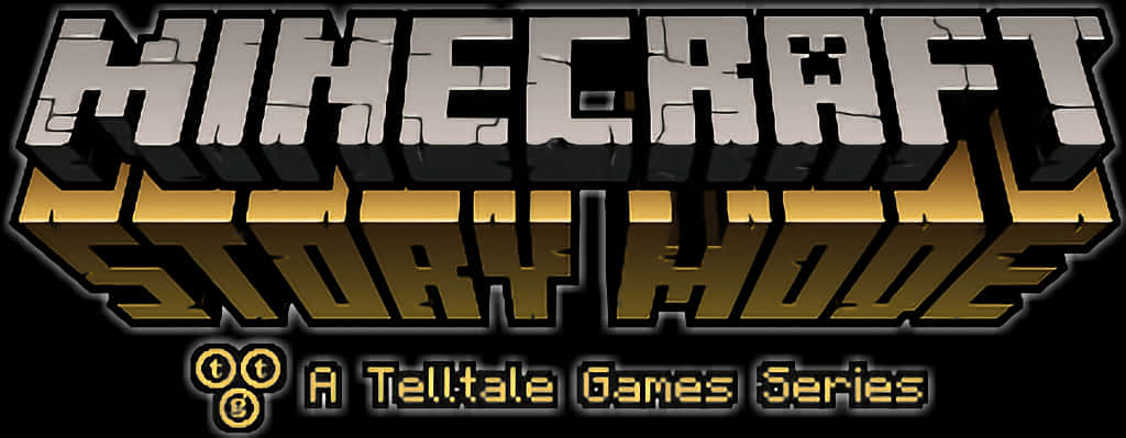Minecraft_ Story_ Mode_ Logo PNG with transparent background