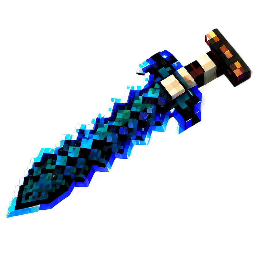 Minecraft Sword With Effects Png Wjx24