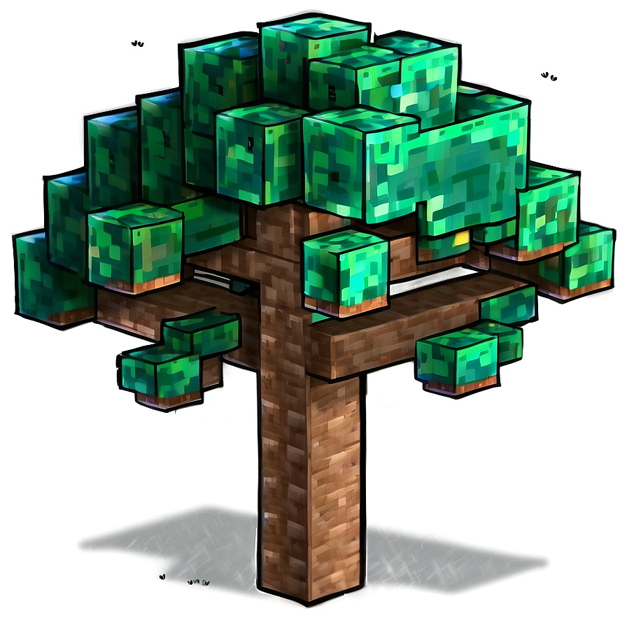 Minecraft Tree In Desert Png 06122024