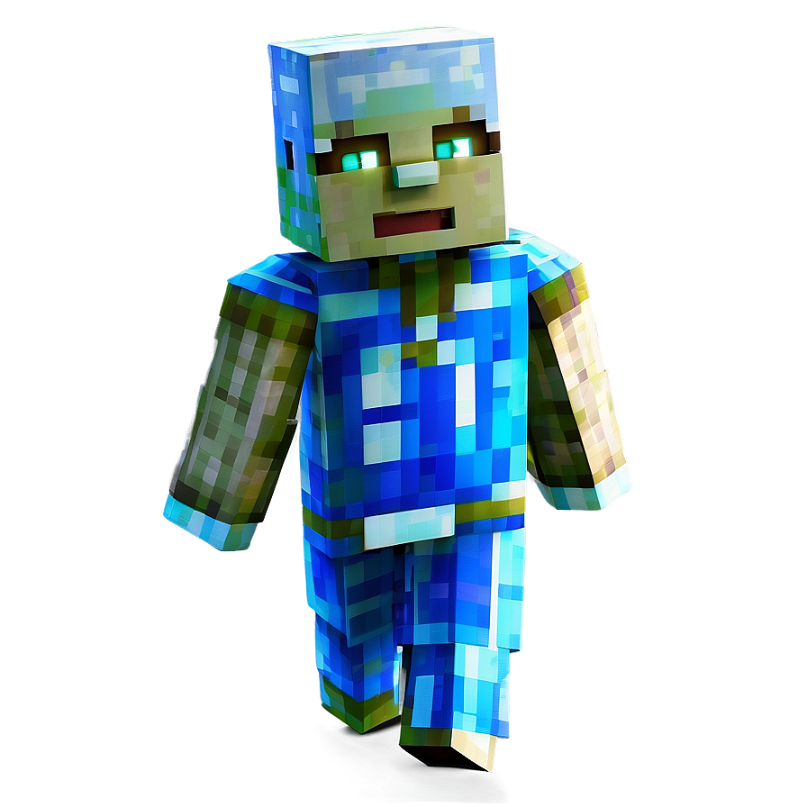 Minecraft Villager At Night Png 06202024