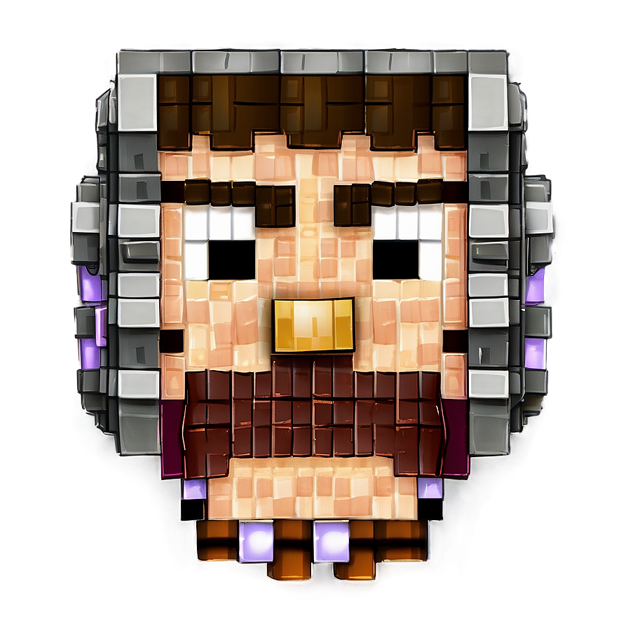 Minecraft Villager Head Png 3