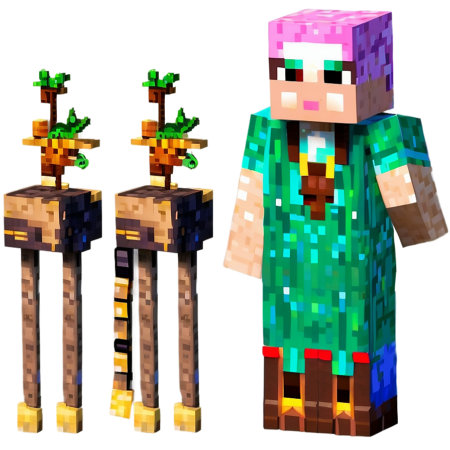 Minecraft Villager In Desert Png 12