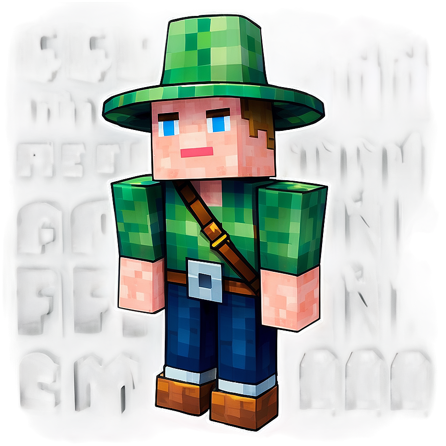 Minecraft Villager In Farm Png 16