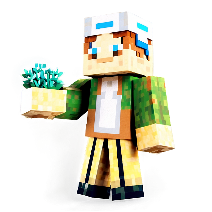 Minecraft Villager In Library Png 06202024