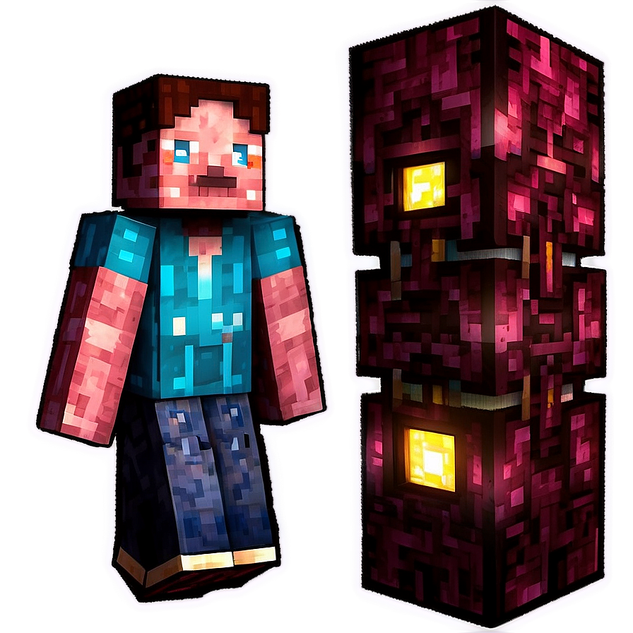 Minecraft Villager In Nether Png Yyf