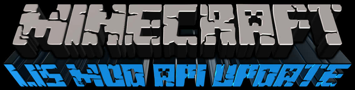 Minecraft_ Wild_ Update_ Logo PNG with transparent background