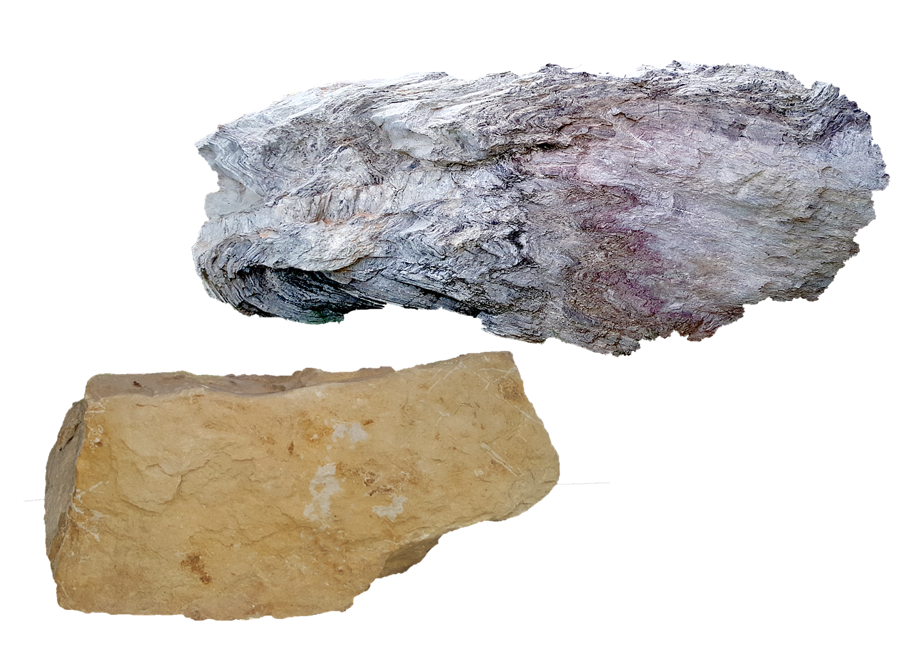 Mineral Specimenson Black Background PNG with transparent background