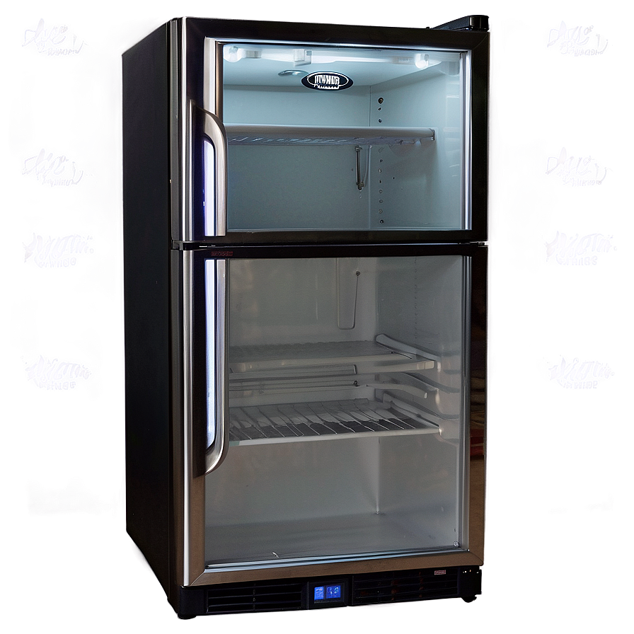 Mini Fridge Double Door Png 15