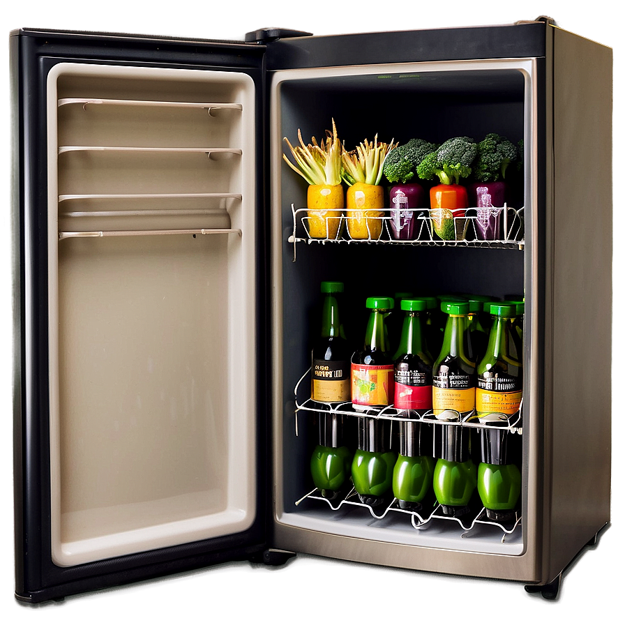 Mini Fridge With Vegetable Drawer Png 06132024