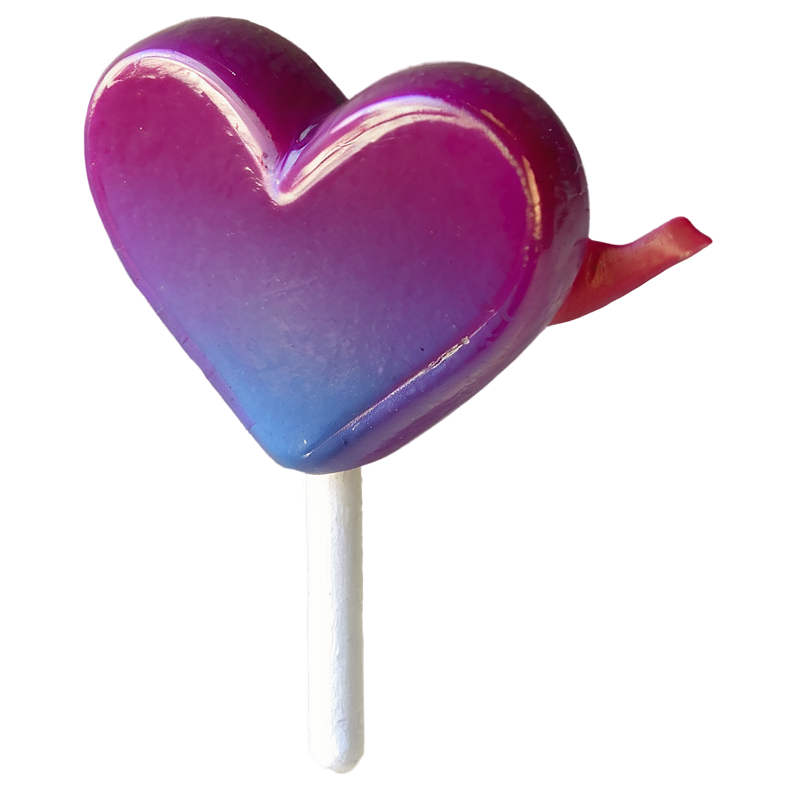 Mini Heart Lollipop Png 06292024