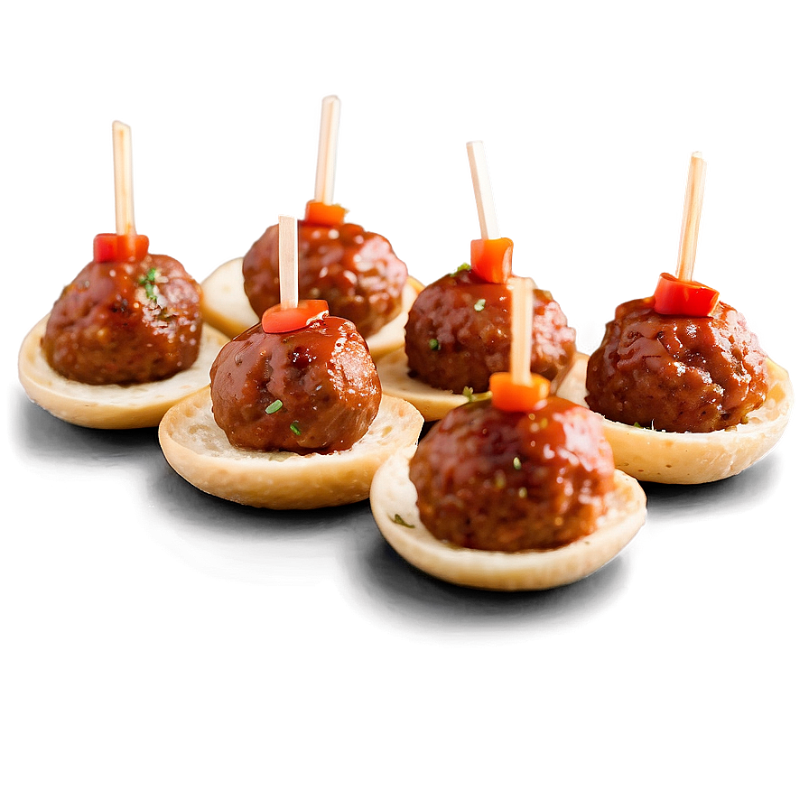 Mini Meatball Canapés Png 06242024