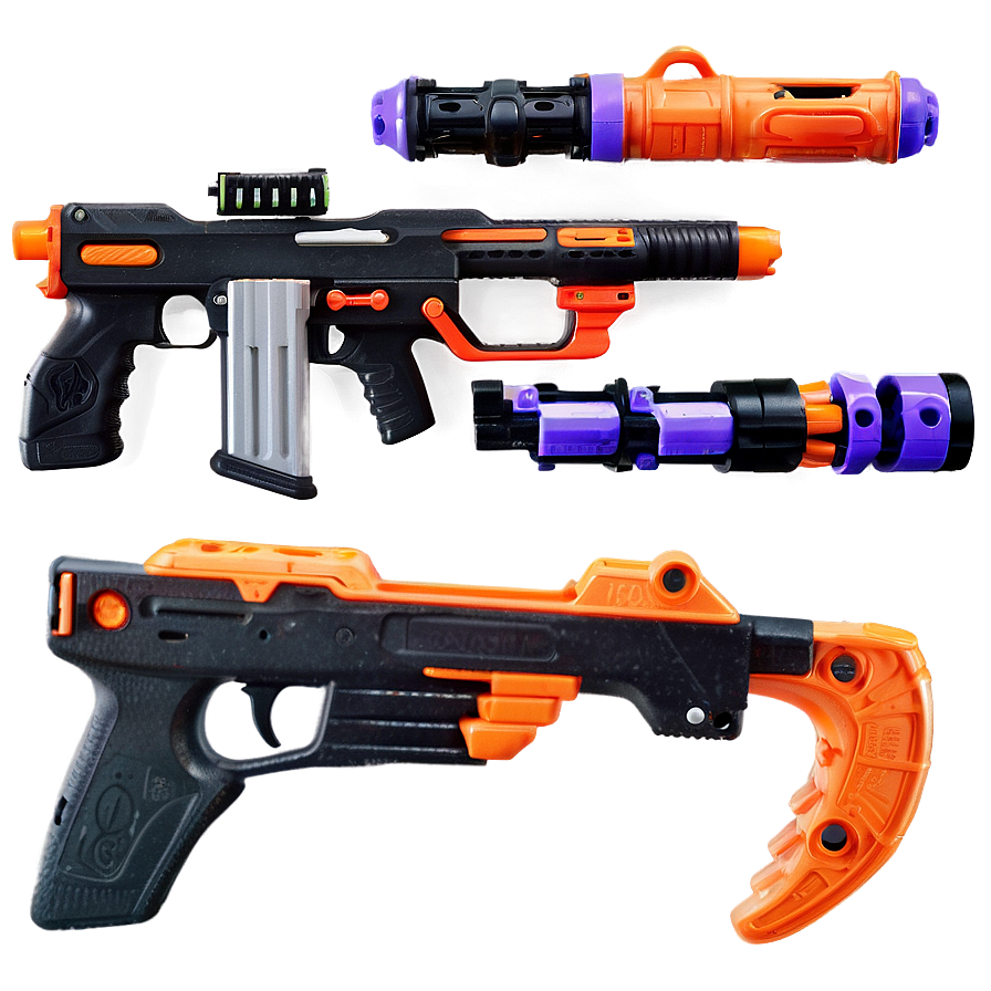 Mini Nerf Guns Png 06122024