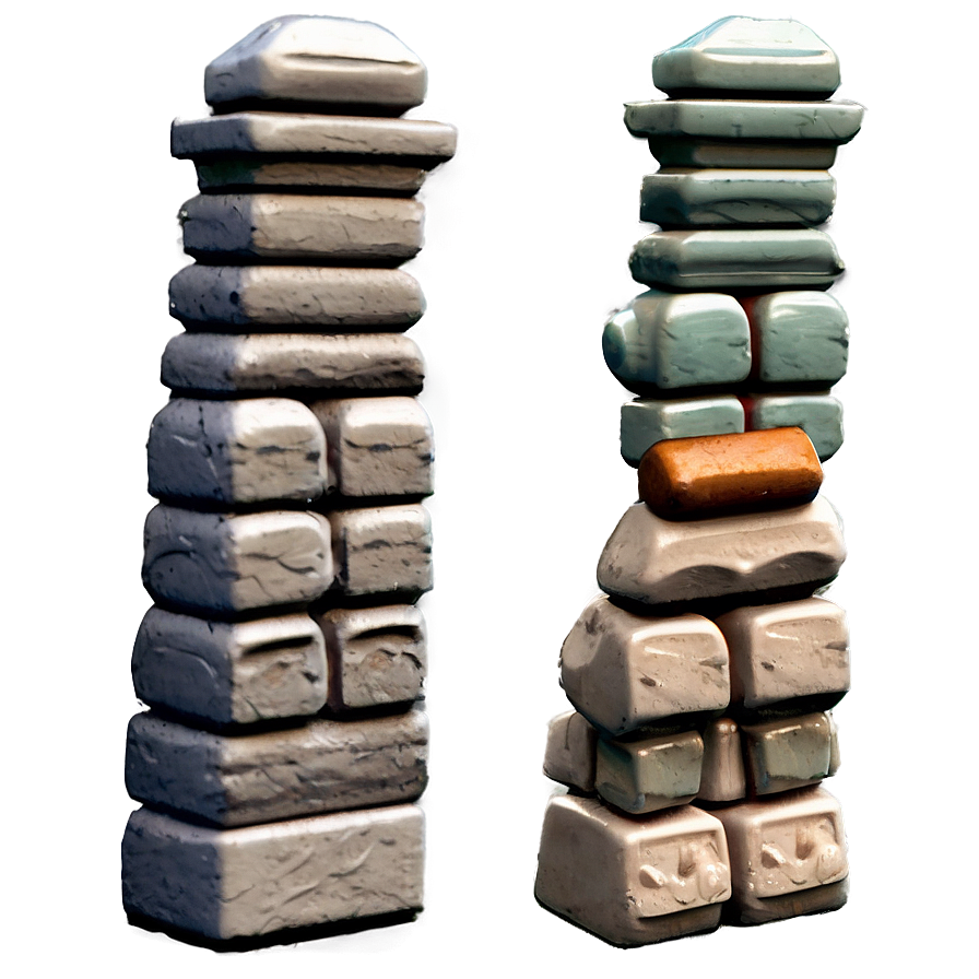 Miniature Brick Model Png 05242024