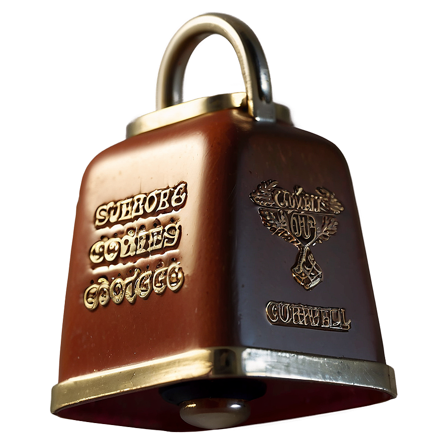 Miniature Cowbell Souvenir Png 06132024