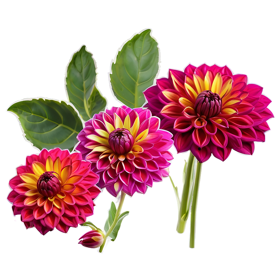 Miniature Dahlia Delight Png Rjk