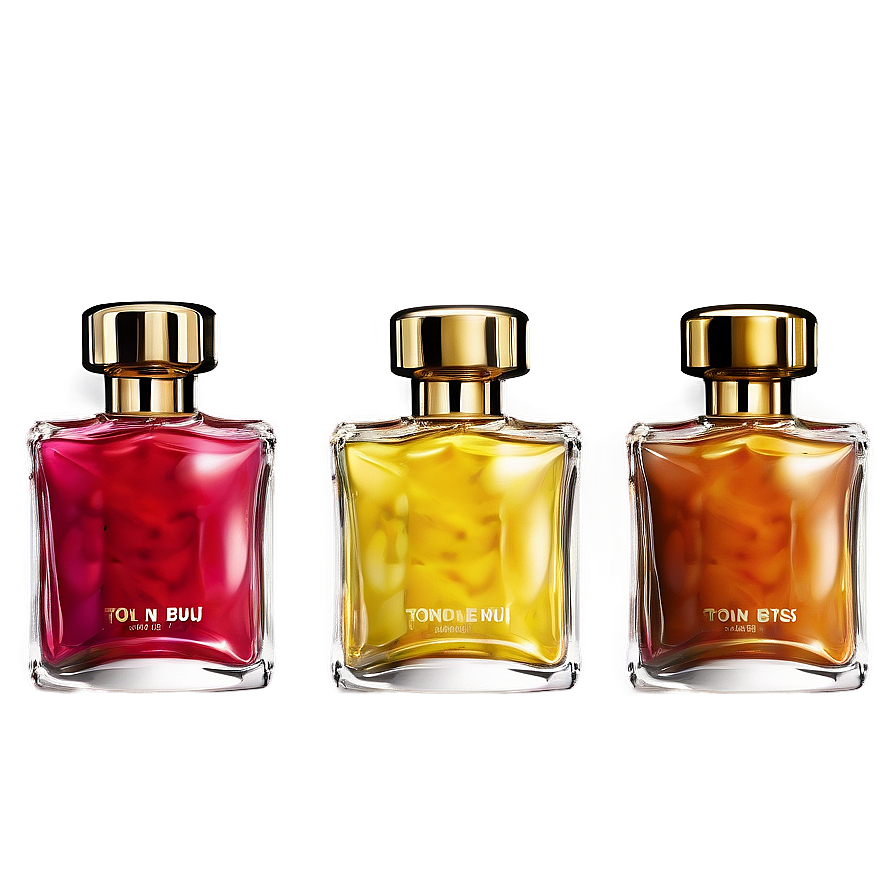 Miniature Perfume Bottle Collection PNG 64 PNG image with a transparent background, free high-resolution download