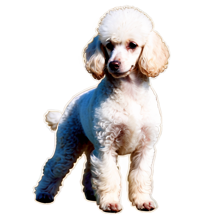 Miniature Poodle Graphic PNG 06112024 PNG with transparent background