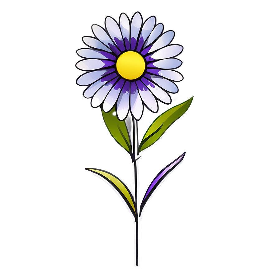 Minimal Flower Outline Png Hil