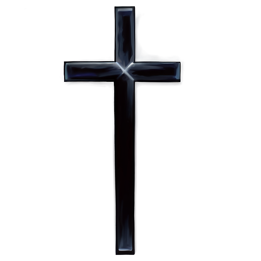 Minimalist Black Cross Png Qeu