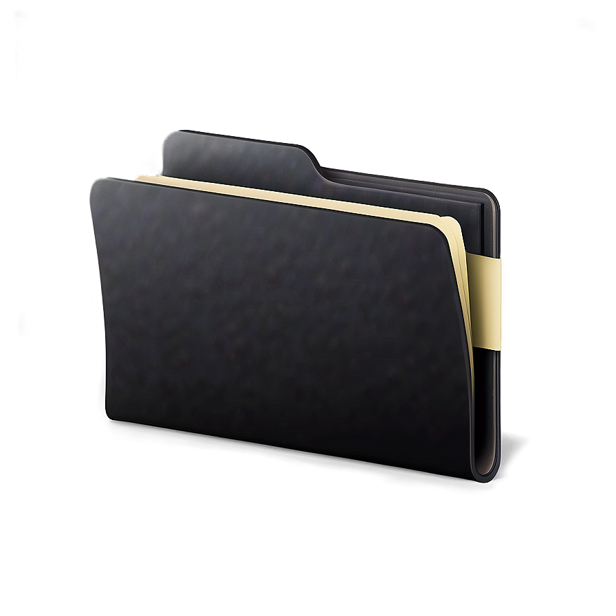 Minimalist Black Folder Icon PNG chj PNG image with a transparent background, free high-resolution download