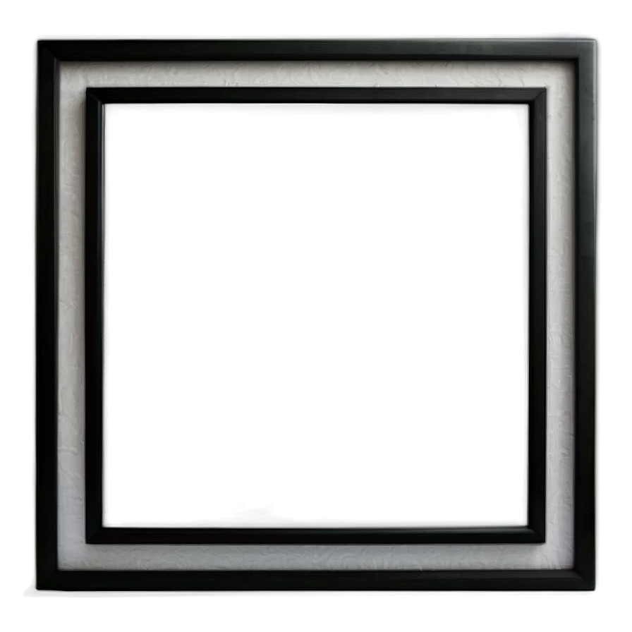 Minimalist Black Picture Frame Png 05042024