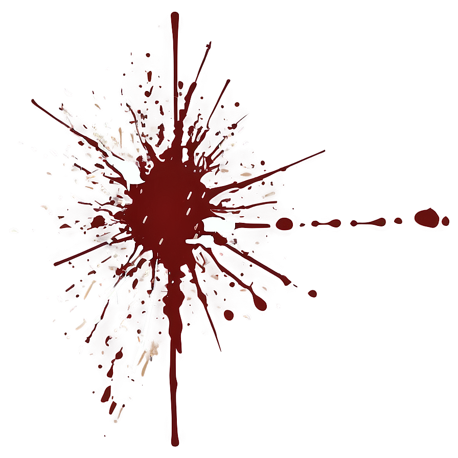 Minimalist Blood Spatter Png 06122024