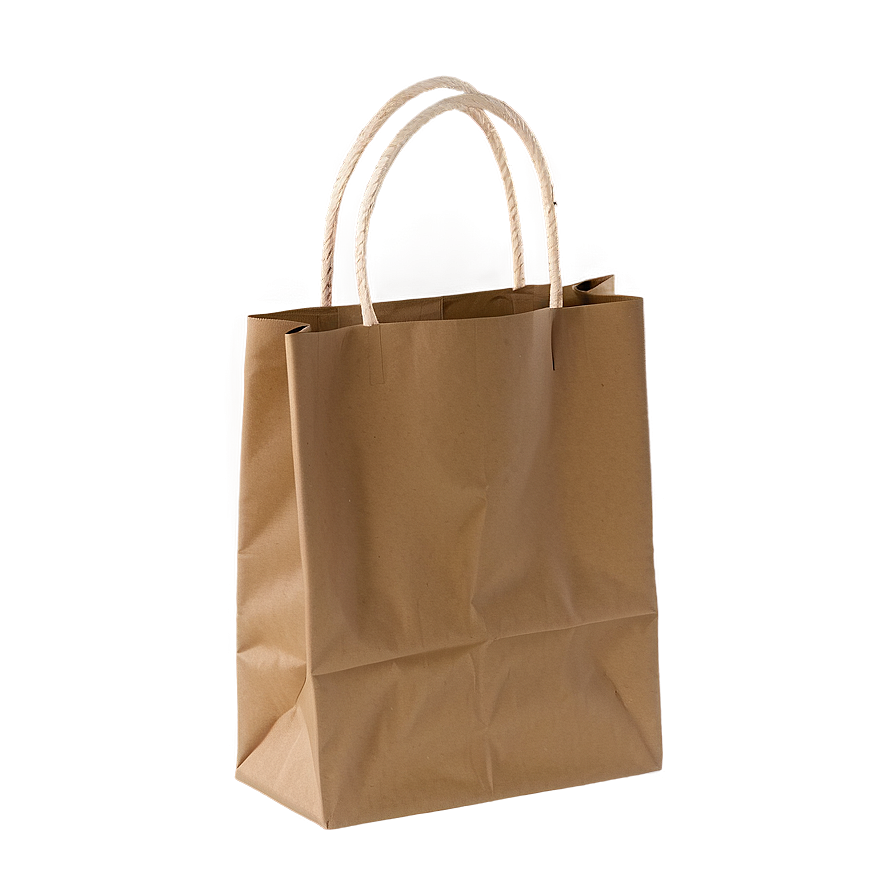 Minimalist Brown Paper Bag Png 55