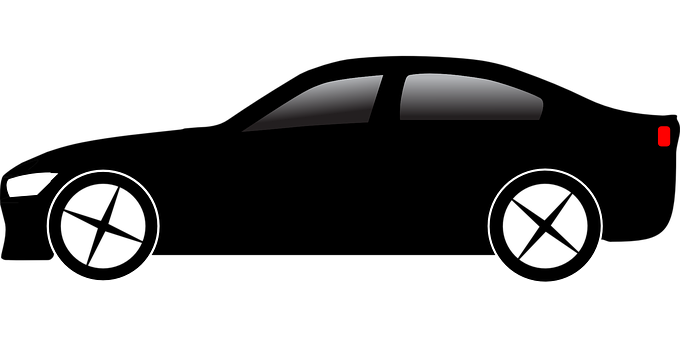 Minimalist Car Design Graphic PNG with transparent background