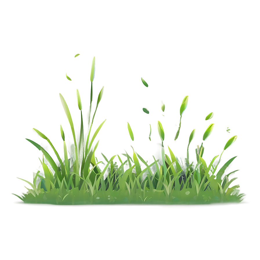 Minimalist Cartoon Grass Png 06122024