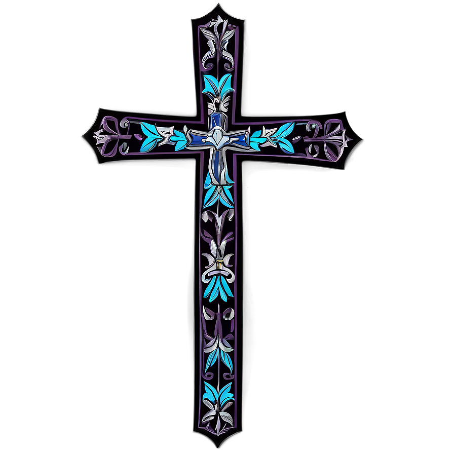 Minimalist Catholic Cross Outline Png 93