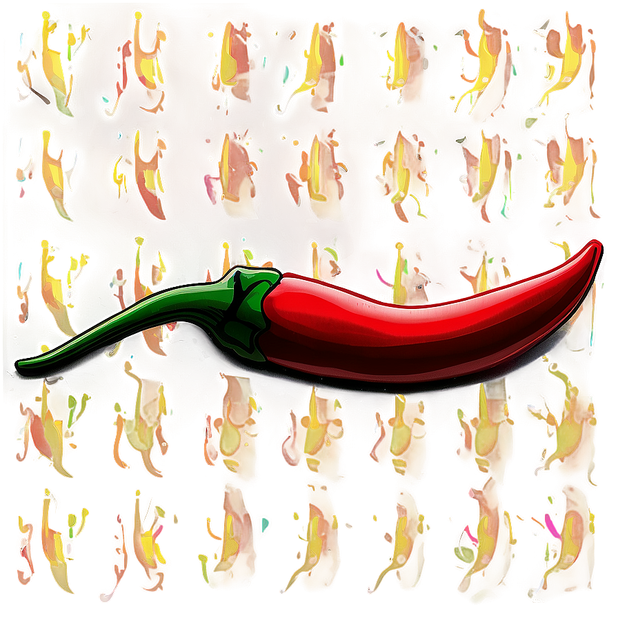 Minimalist Chili Pepper Png Fwm83