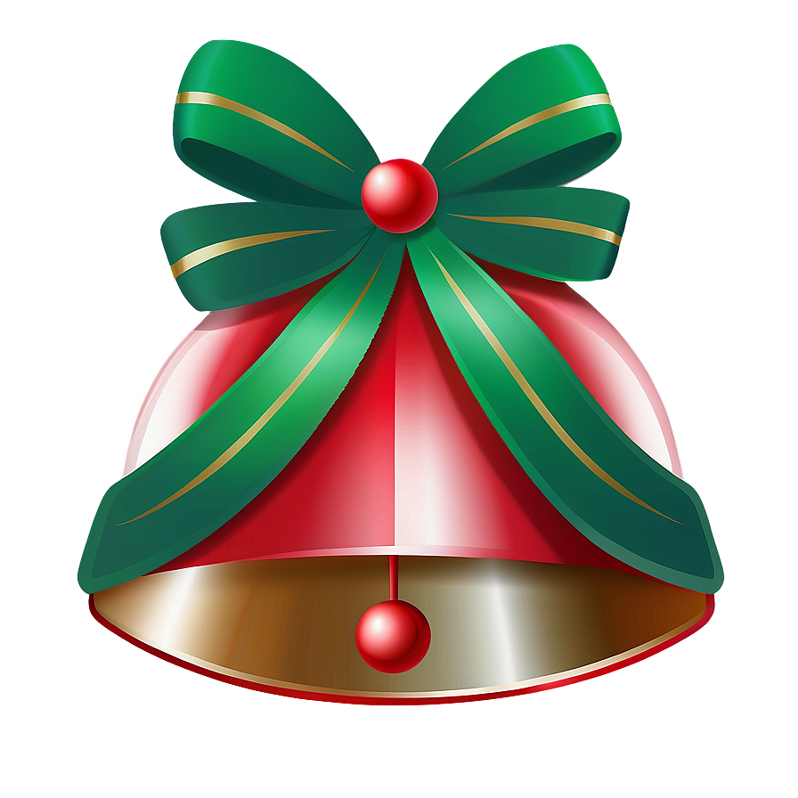 Minimalist Christmas Bell Png Kww3