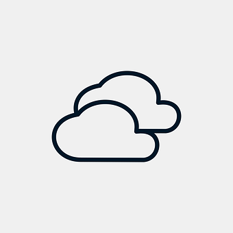 Minimalist Cloud Icon