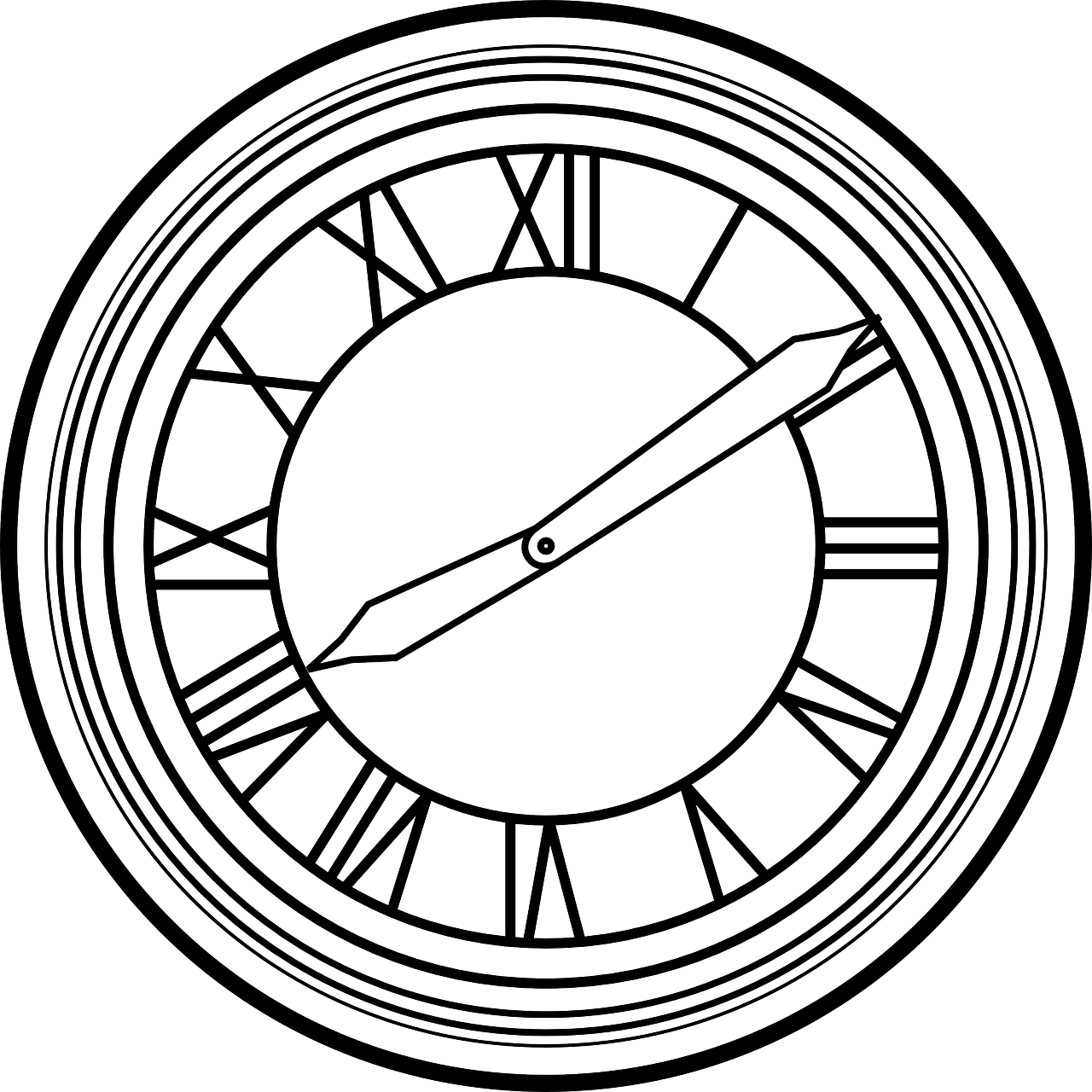 Minimalist Compass Design.png PNG with transparent background