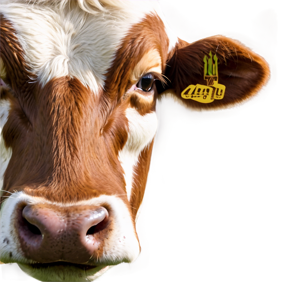 Minimalist Cow Face Png Txw57