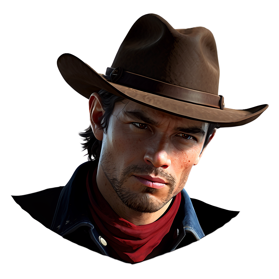 Minimalist Cowboy Png 05212024