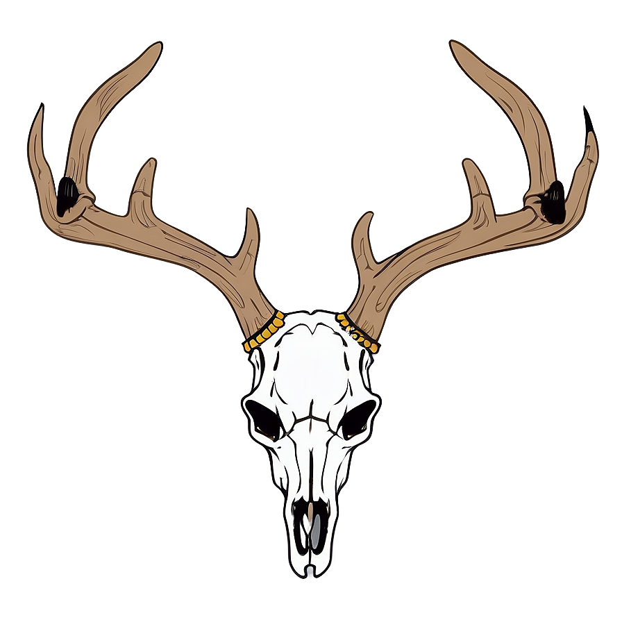 Minimalist Deer Skull Outline Png Bfg69