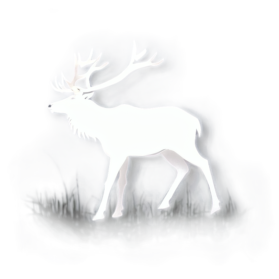 Minimalist Elk Png 05242024